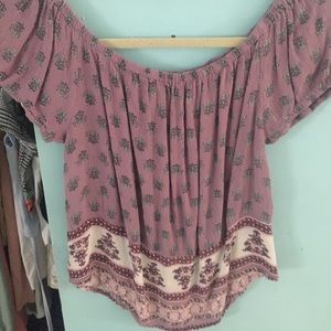 Off the shoulder top